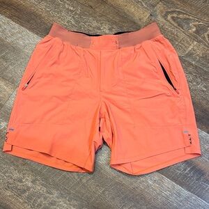lululemon athletica  license to train Men's Shorts in Vibrant Orange